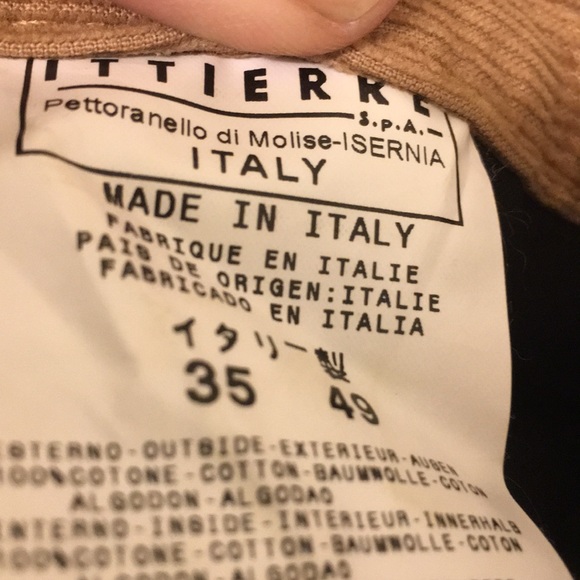 HP 5/10 Authentic Dolce &Cabanna Colduroy Jeans:35 - Picture 6 of 8